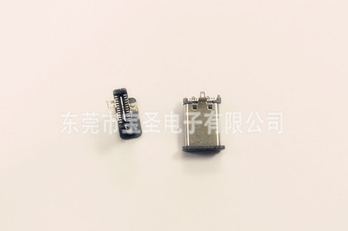 USB-TYPE C公頭直立式腳距1.75