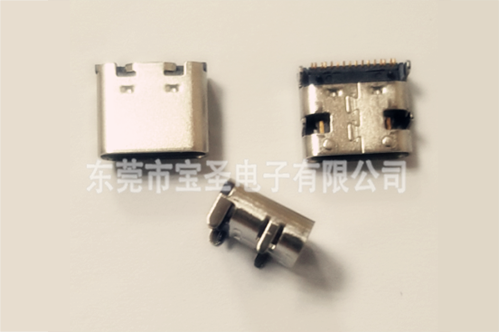 USB-TYPE C 2.0母座單排SMT
